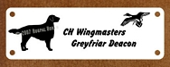 White/Black Crate Tag White/Black Crate Tag